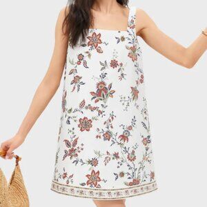 Tuckernuck X Studio McGee Terracotta Chintz Cotton Linen Cassie Dress